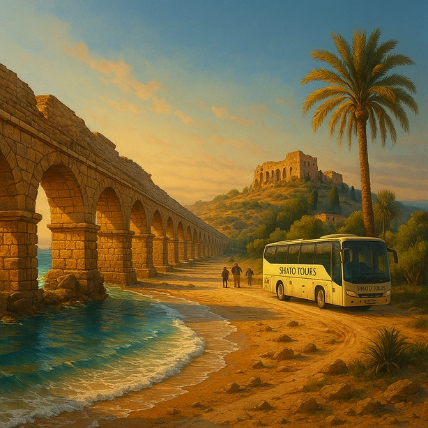 Caesarea, Haifa and Akko Tour