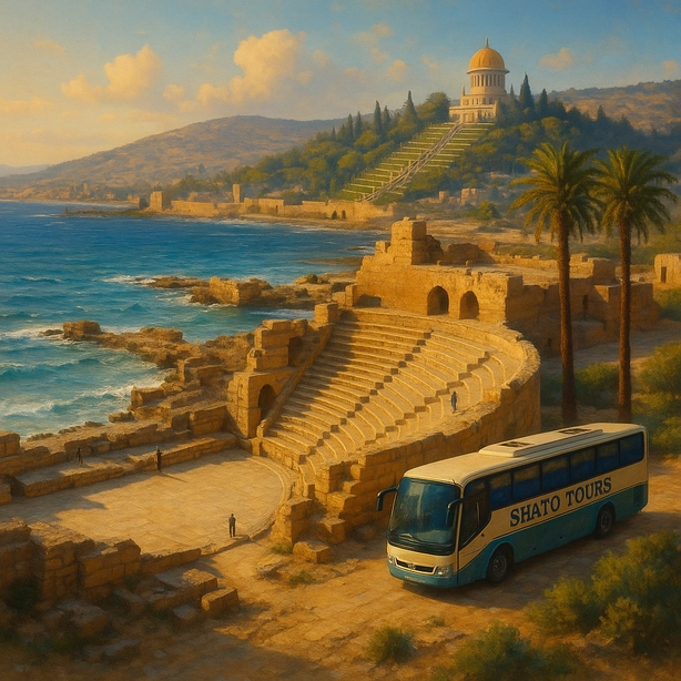 Caesarea, Haifa and Akko Tour
