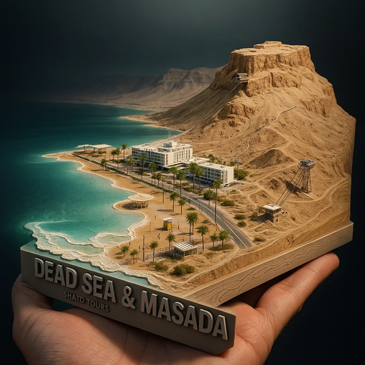 Dead Sea & Masada – desert cliffs and turquoise salt flats