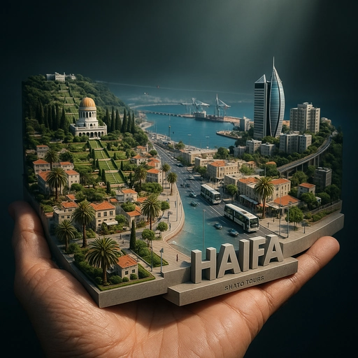 Haifa – Bahá'í Gardens and bay