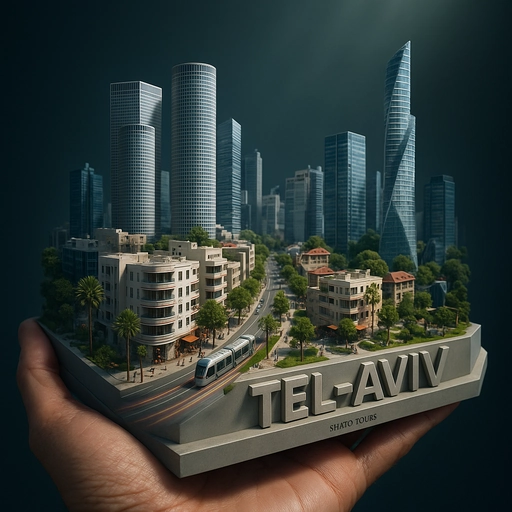 Tel Aviv – beach promenade and skyline