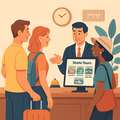 צוות מלון ממליץ על סיורים